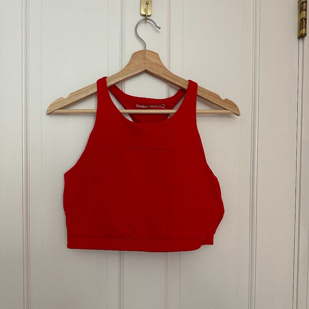 Outdoor Voices Racerback Longline Sports Bra